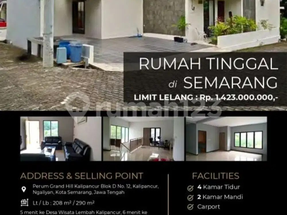 Rumah Modern Minimalis 2 Lantai di Ngaliyan Semarang