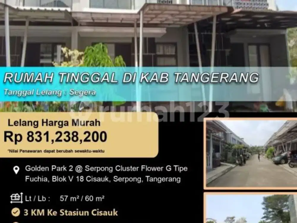 Rumah Tinggal Modern 2 Lantai di Kabupaten Tangerang