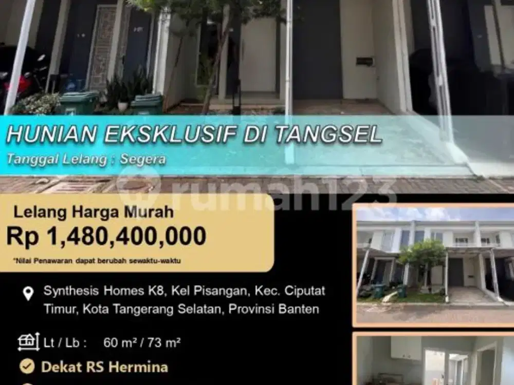 Hunian Eksklusive 2 Lantai di Tangerang Selatan