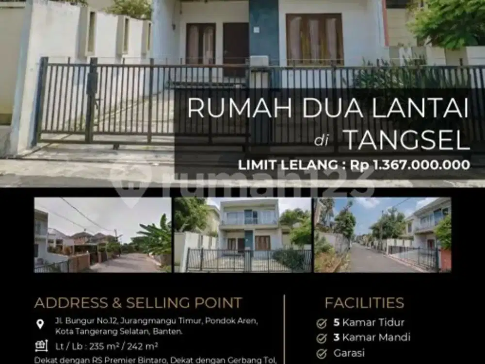 Rumah Asri di Tangsel Minim Renovasi, Bebas Banjir dan Nyaman