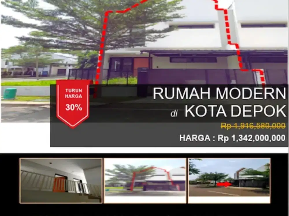 Rumah Modern di Kota Depok Gardens at Candi Sawangan