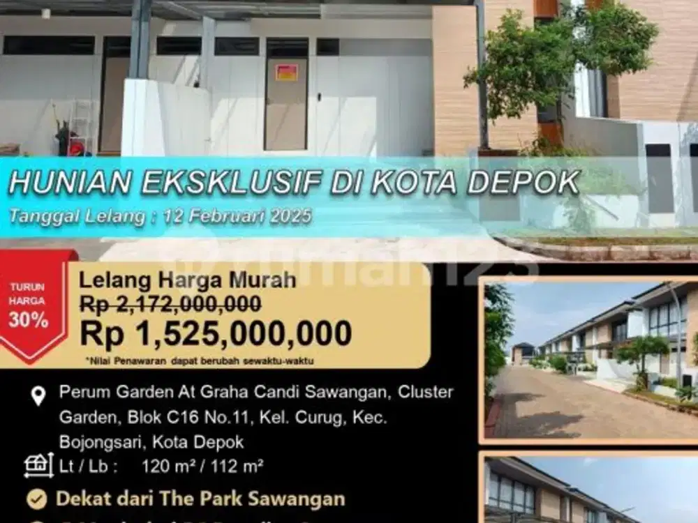 Hunian Eksklusiv Modern Minimalis 2 Lantai di Kota Depok
