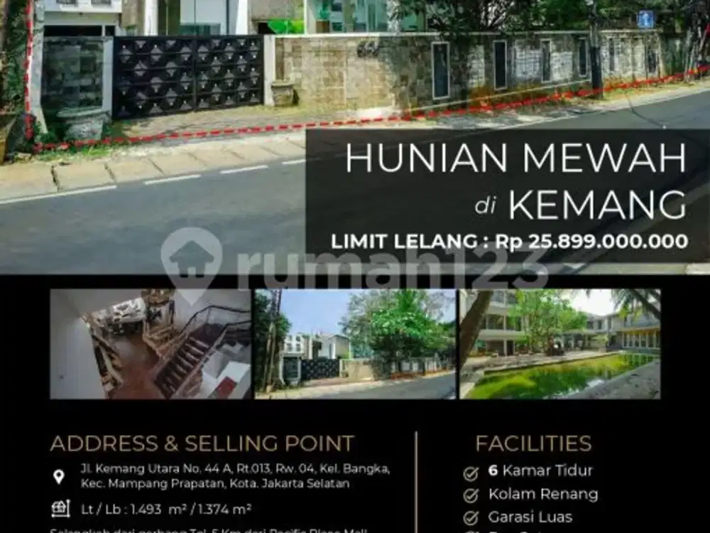 Rumah Mewah di Lingkungan Elite Jaksel, Lokasi Sangat Strategis
