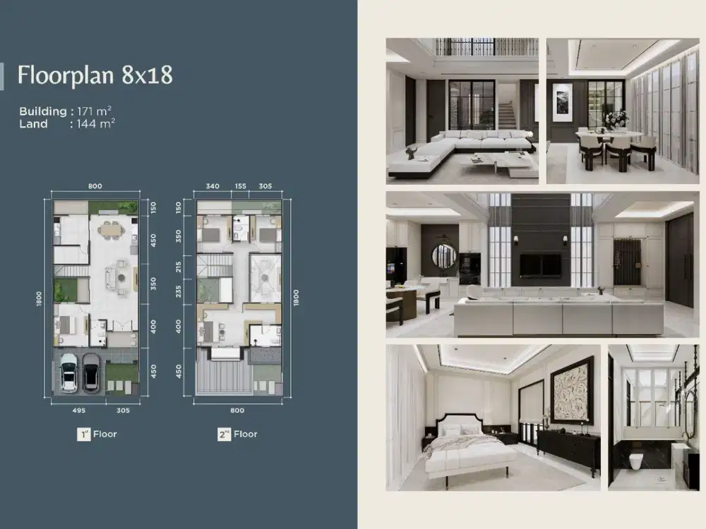 Dijual Rumah Garden Avenue Cluster Pinewood Type 171/144
