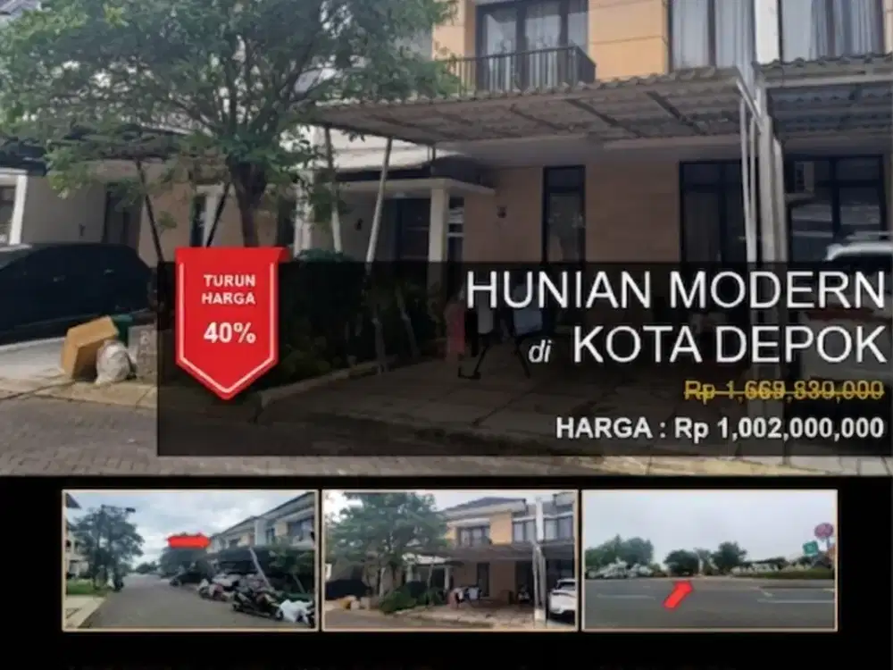 Hunian Modern di Kota Depok Citralake Sawangan Finehomes, Kedaung, Depok City, West Java, Indonesia