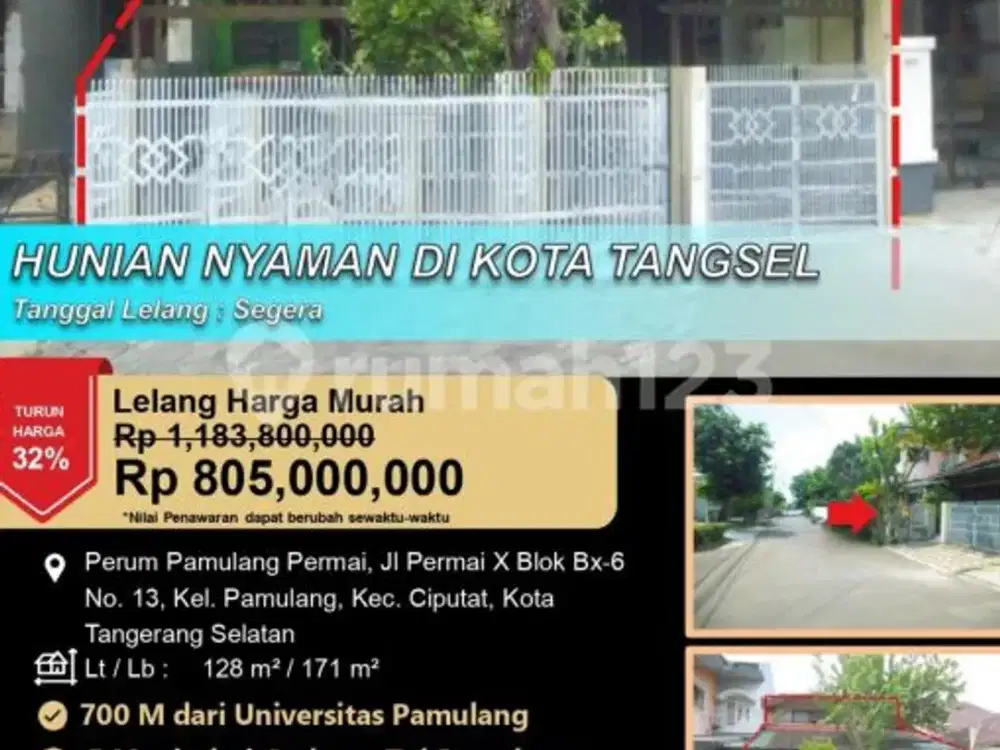 Hunian Nyaman 2 Lantai di Kota Tangerang Selatan