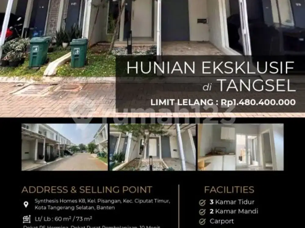 Rumahian Ekslusive dan Nyaman Dekat Pusat Perbelanjaan