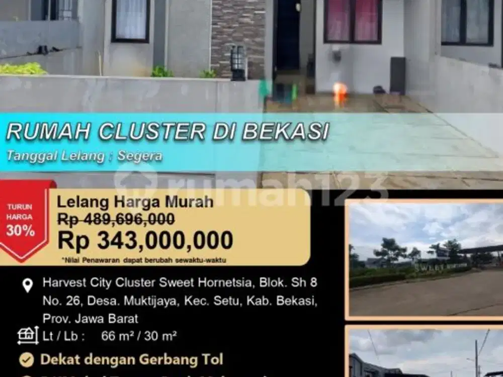 Rumah Minimalis Siap Huni Nyaman dan Murah di Bekasi