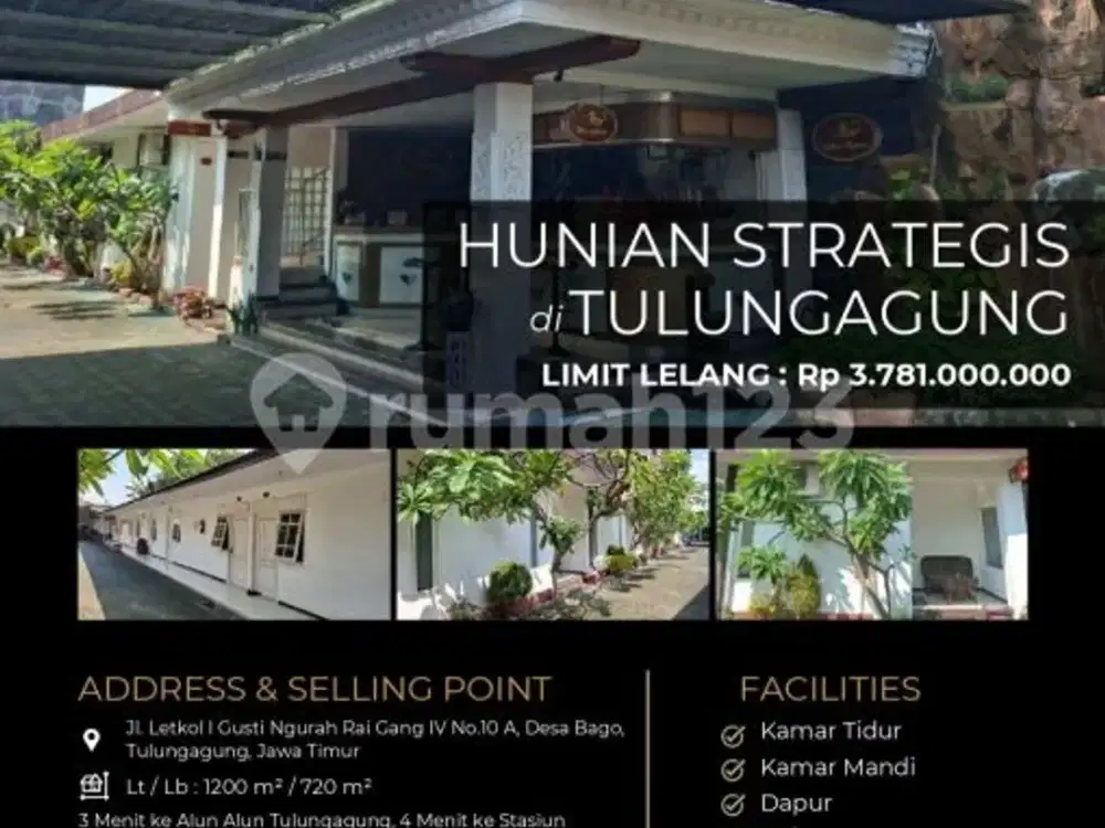 Rumah 2 Lantai Asri Modern di Tulungagung Jawa Timur