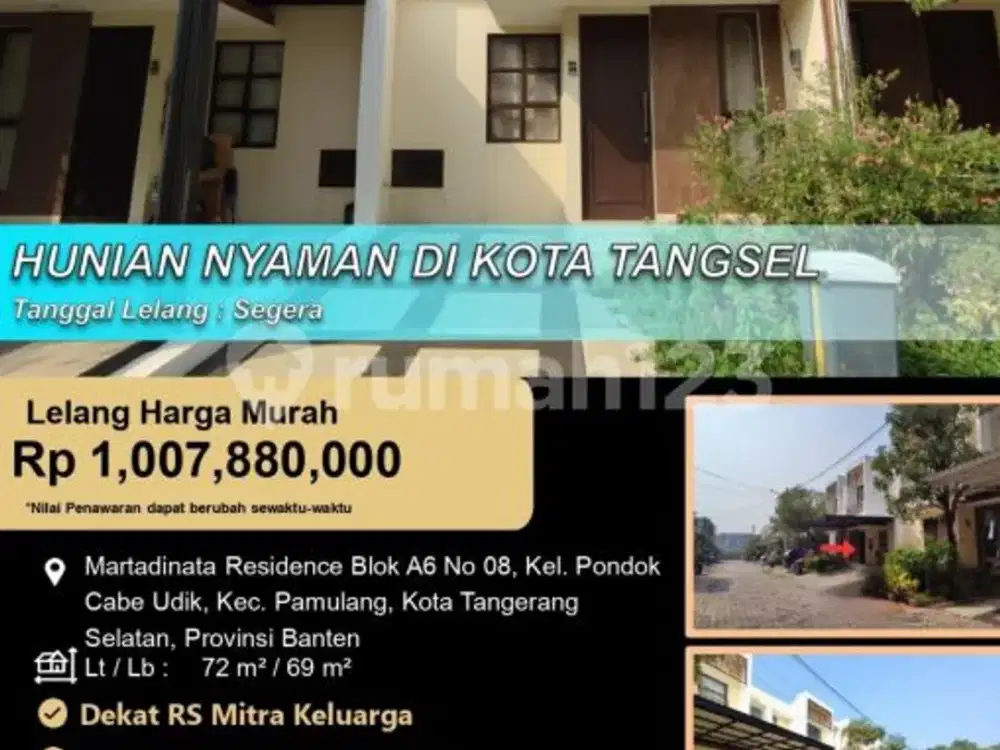 Hunian Nyaman 2 Lantai Modern di Kota Tangerang Selatan