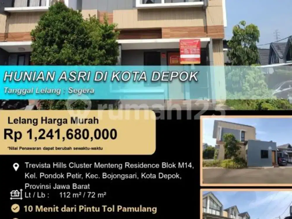 Rumah Hunian Modern Cantik 2 Lantai di Kota Depok