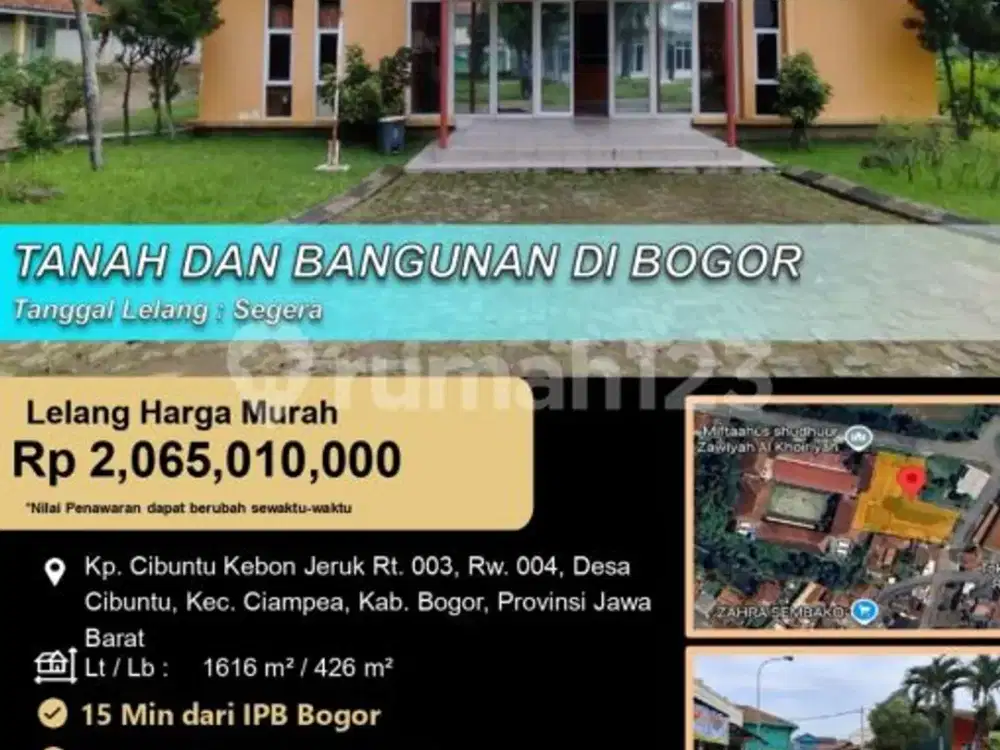 Bangunan Kokoh Cocok untuk Resto, atau Cafe