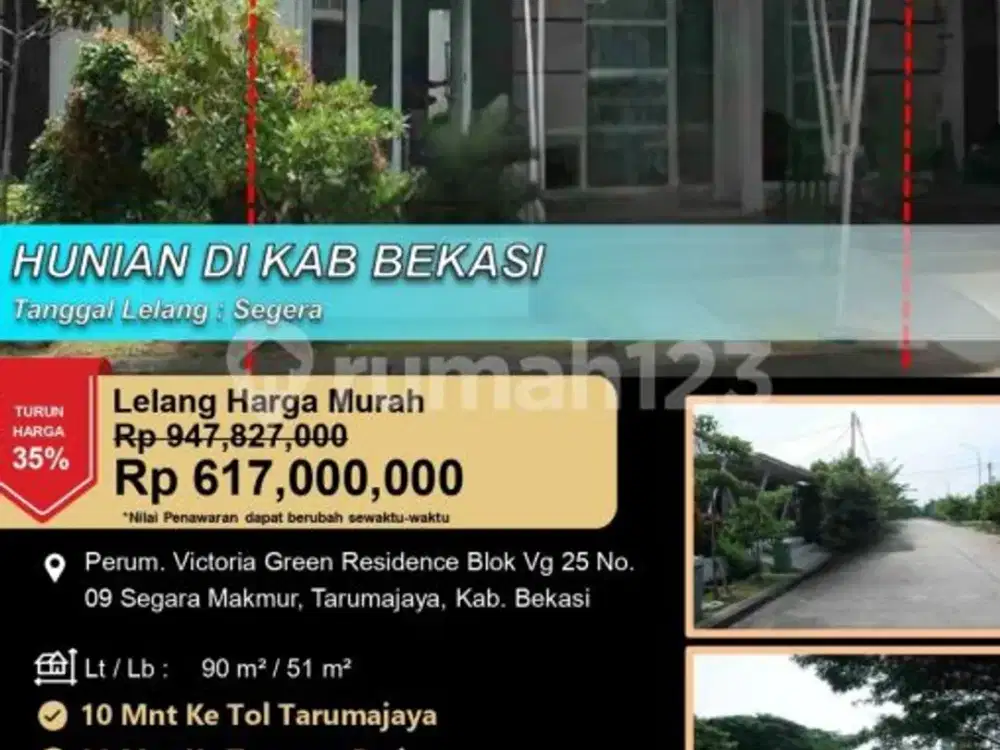 Rumah Modern Minimalis Nyaman Bagus dan Murah di Bekasi