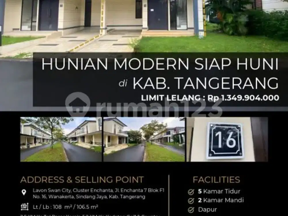 Hunian Modern Siap Huni yang Nyaman dan Asri