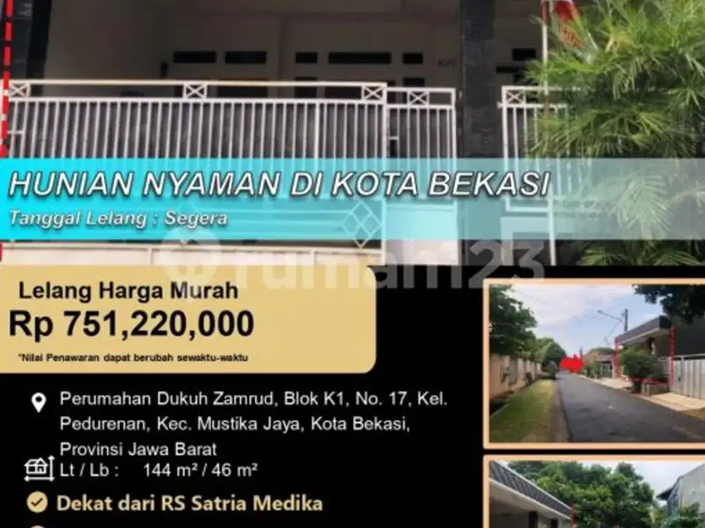 Hunian Rumah Nyaman Murah di Kota Bekasi