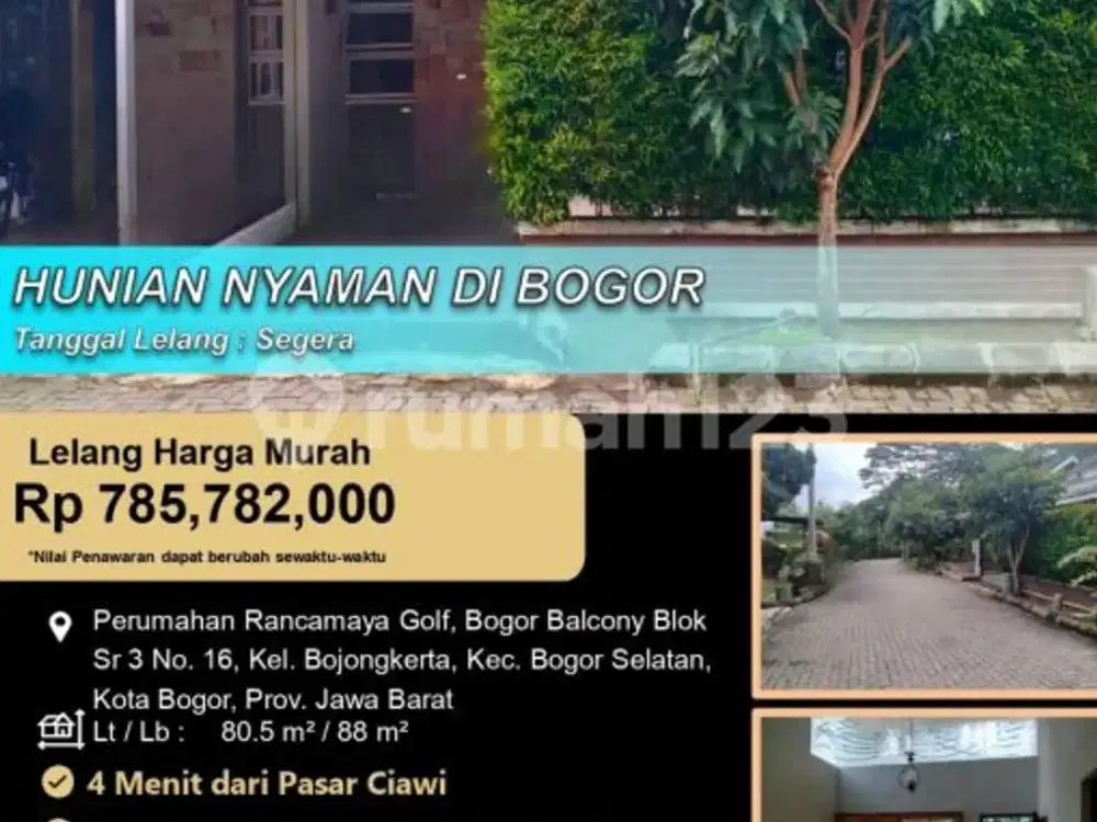 Hunian Nyaman Minimalis 1 Lantai di Kota Bogor
