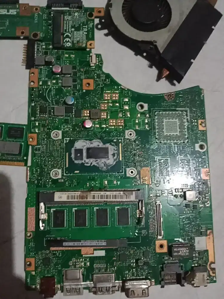 Motherboard Laptop Asus X455L Copotan