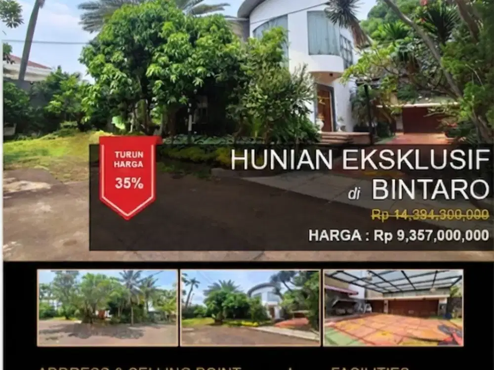 Hunian Eksklusif di Bintaro