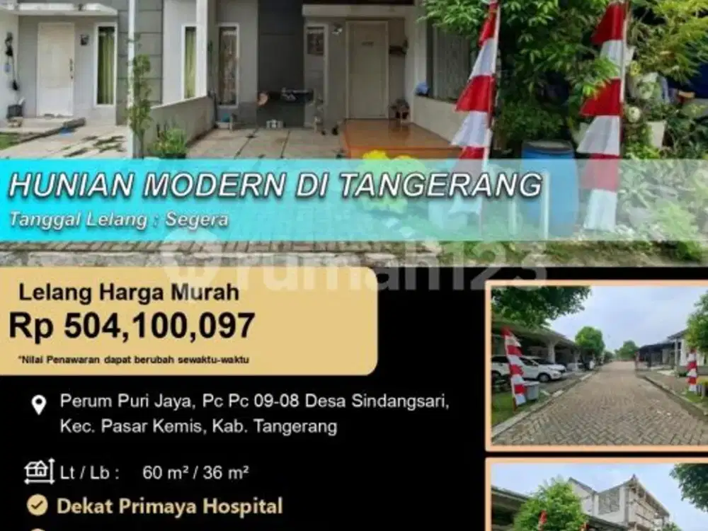 Hunian Modern Minimalis Nyaman di Tangerang
