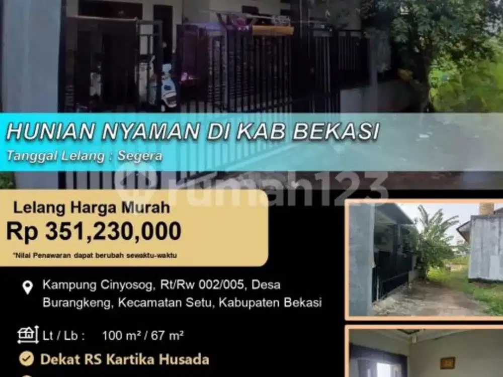 Rumah di Perumahan Nyaman Minimalis di Bekasi