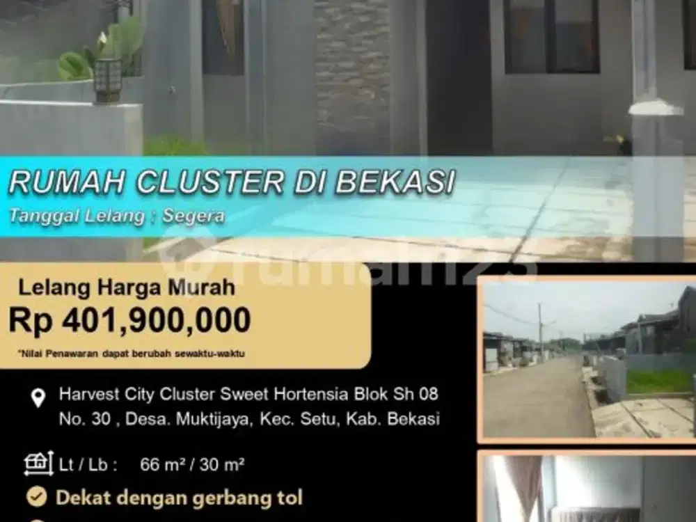 Rumah Modern Minimalis 1 Lantai Nyaman Asri di Bekasi