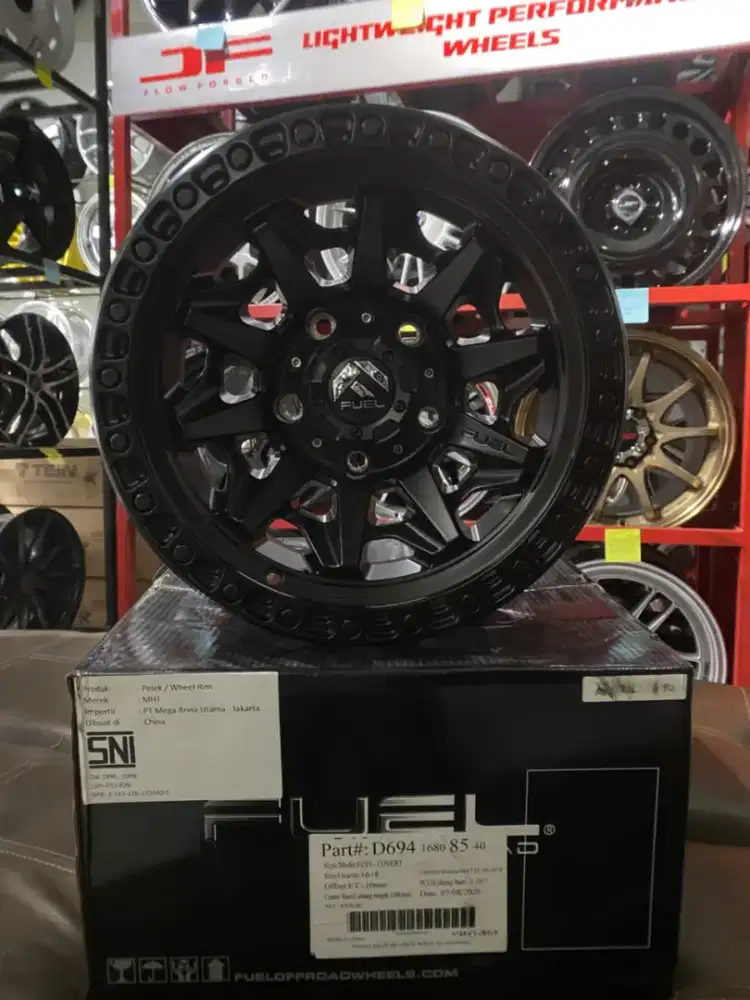 Velg original fuel covert r16 5x139 lbr8 et-10