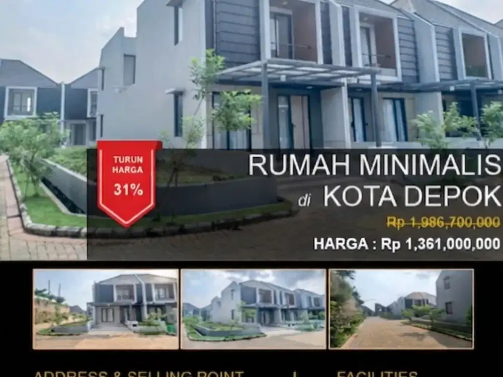 Rumah Nyaman di Kota Depok Gardens
