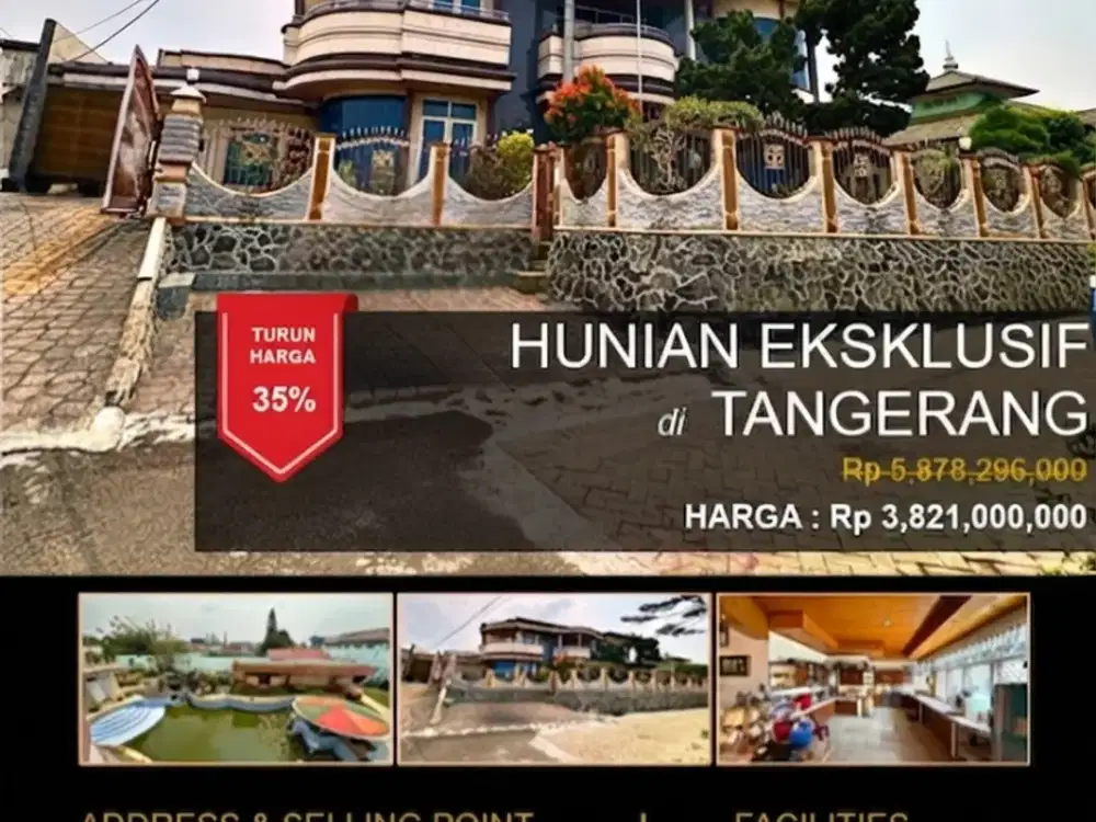 Hunian Eksklusif di Tanggerang Kunciran Mas, RT.003/RW.012, Kunciran, Tangerang City, Banten, Indonesia