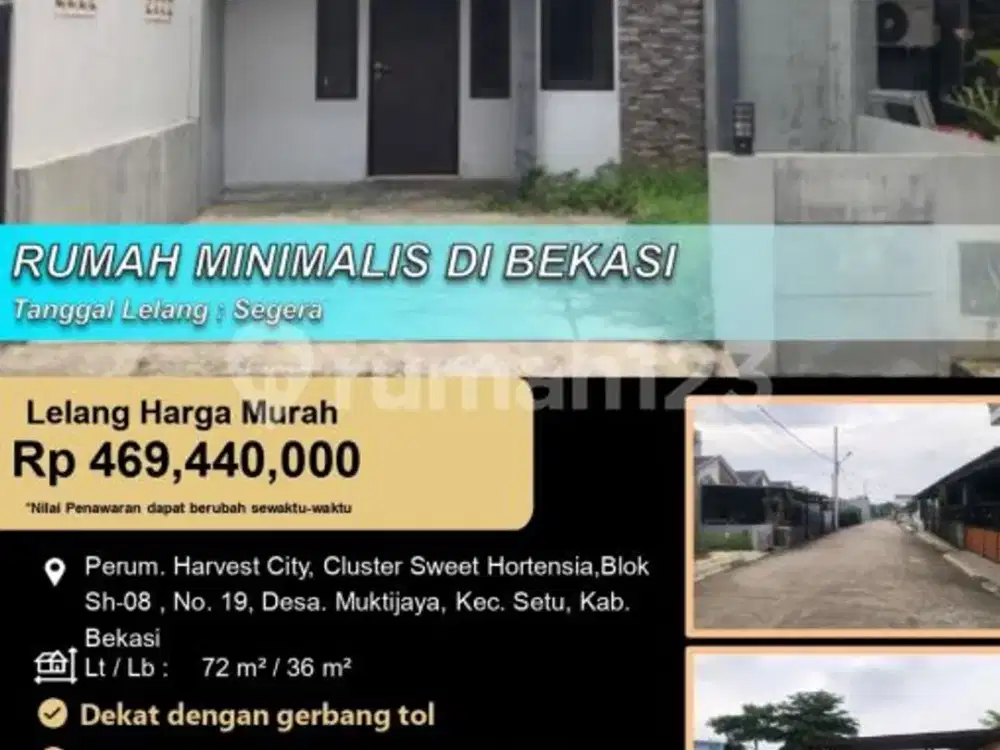Rumah Minimalis Modern Nyaman di Harvest City