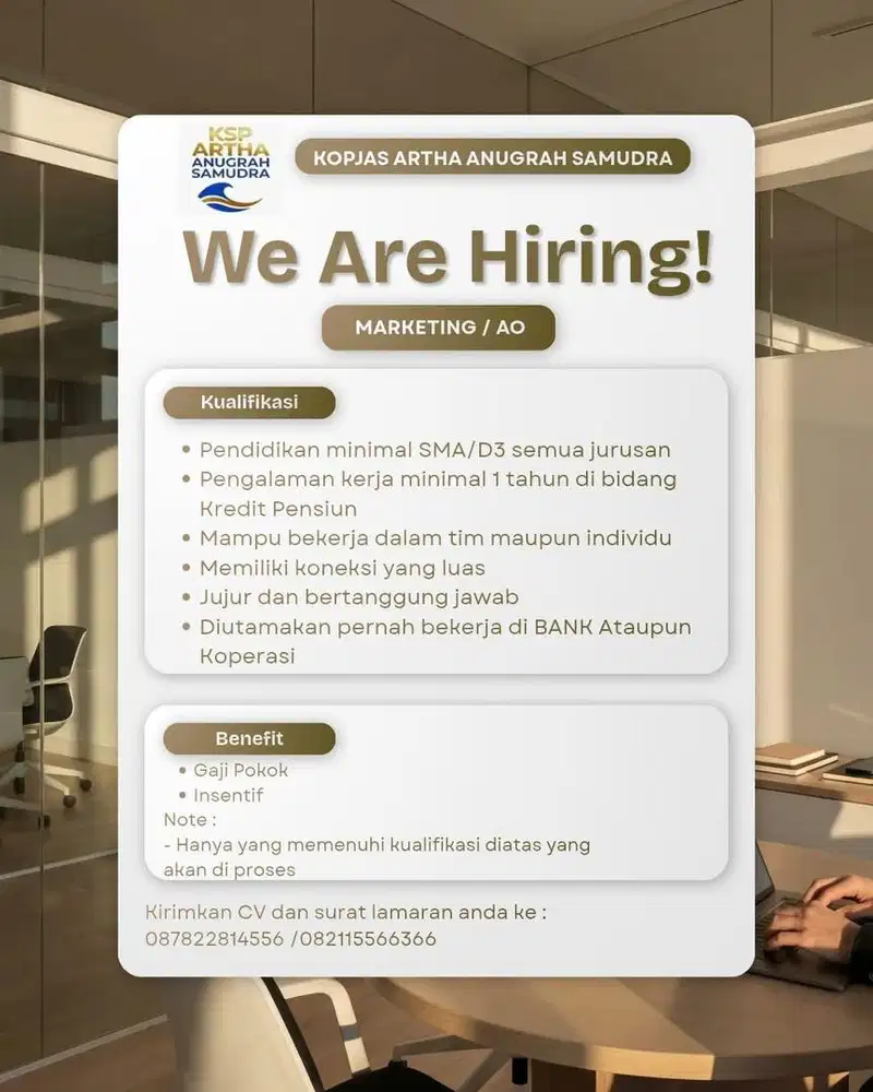 Dibutuhkan Marketing