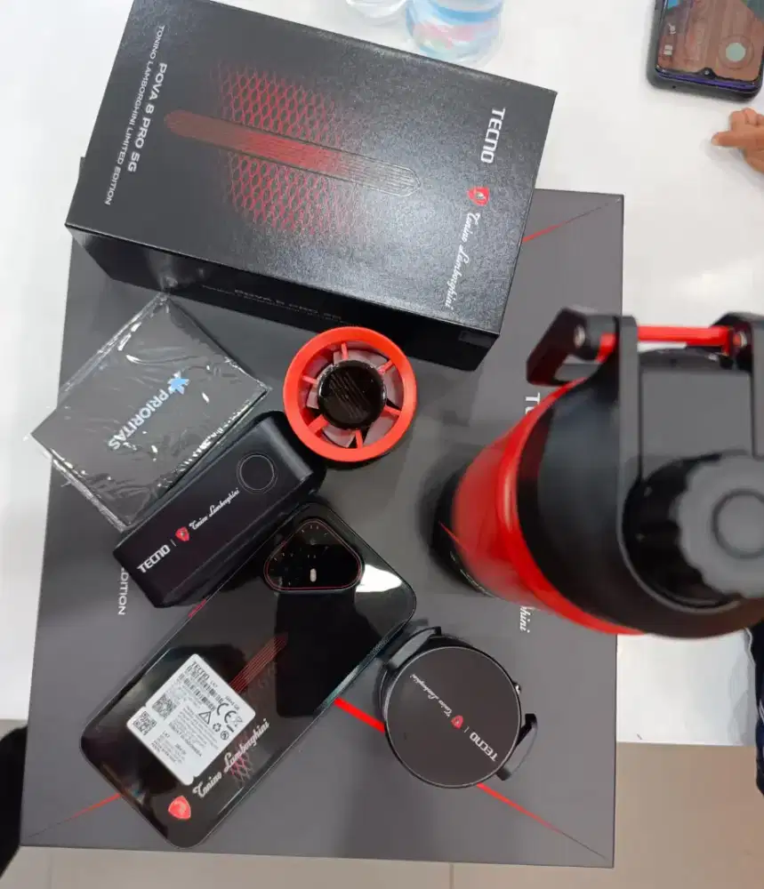 TECNO POVA 8 PRO 5G, EDITION LAMBORGHINI, CICILAN BUNGA RINGAN