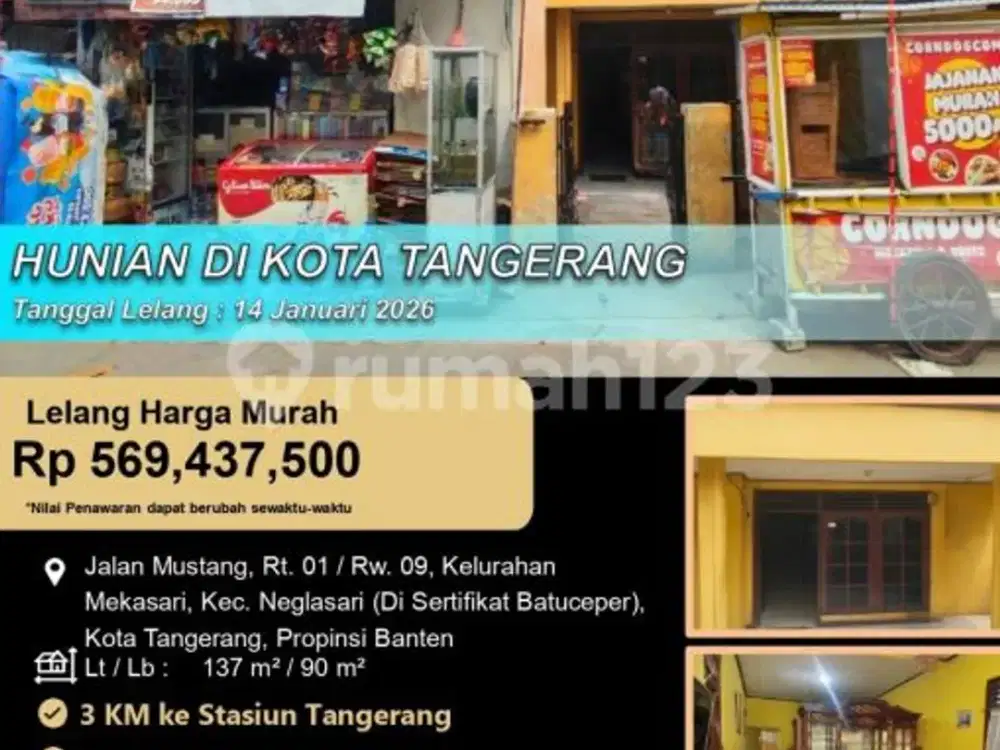 Hunian Strategis Nyaman Cocok untuk Investasi di Tangerang