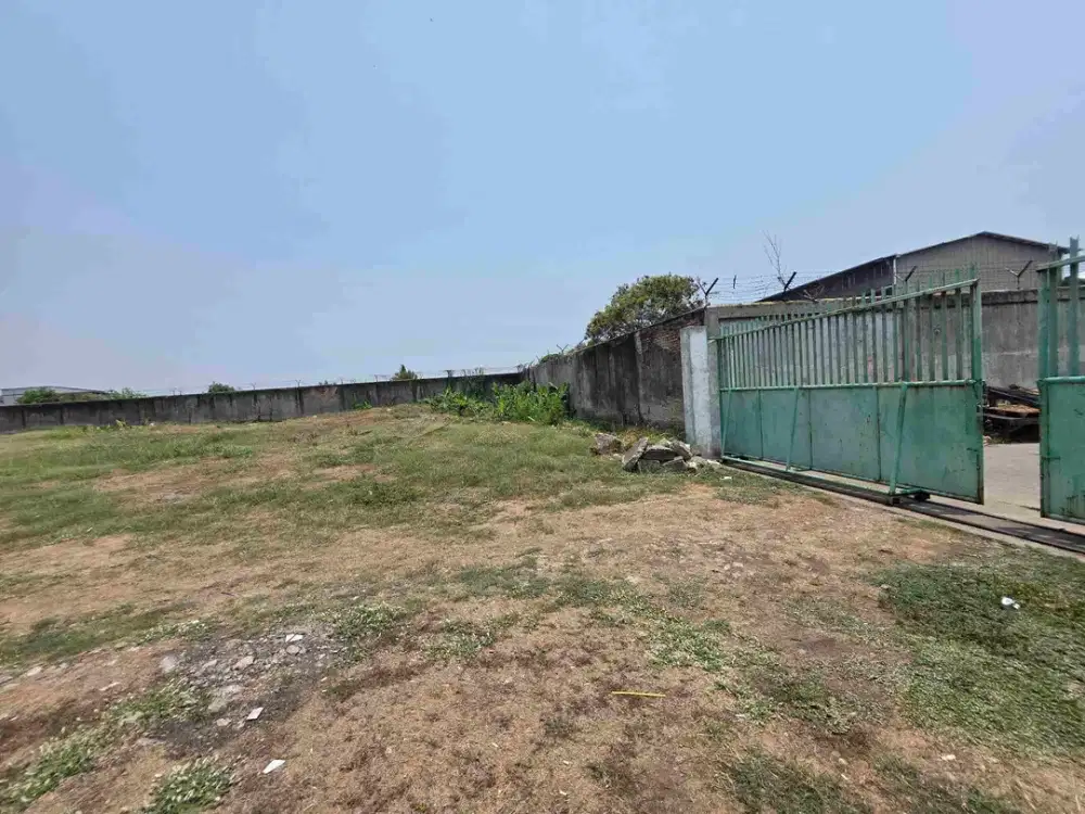 kavling 1,5 ha di kapuk kamal akses container kawasan pergudangan