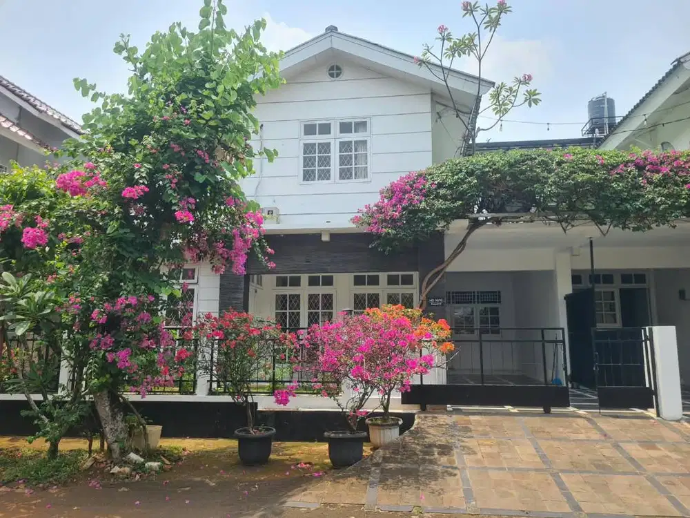 Disewakan rumah cantik bougenville di Sektor 9 Bintaro.