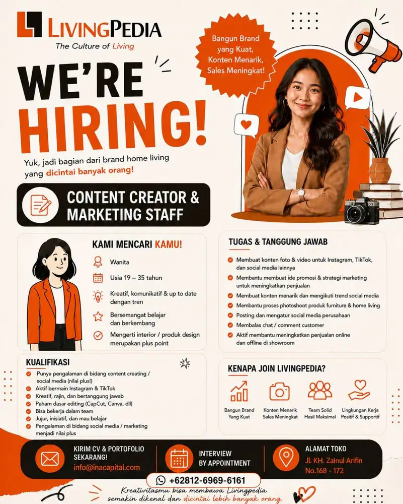 Sales Marketing (Online & Offline) - Livingpedia Medan