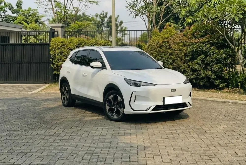 [CASH] Geely EX 5 MAX Type Tertinggi Flyme Sunroof SUV Putih Termurah
