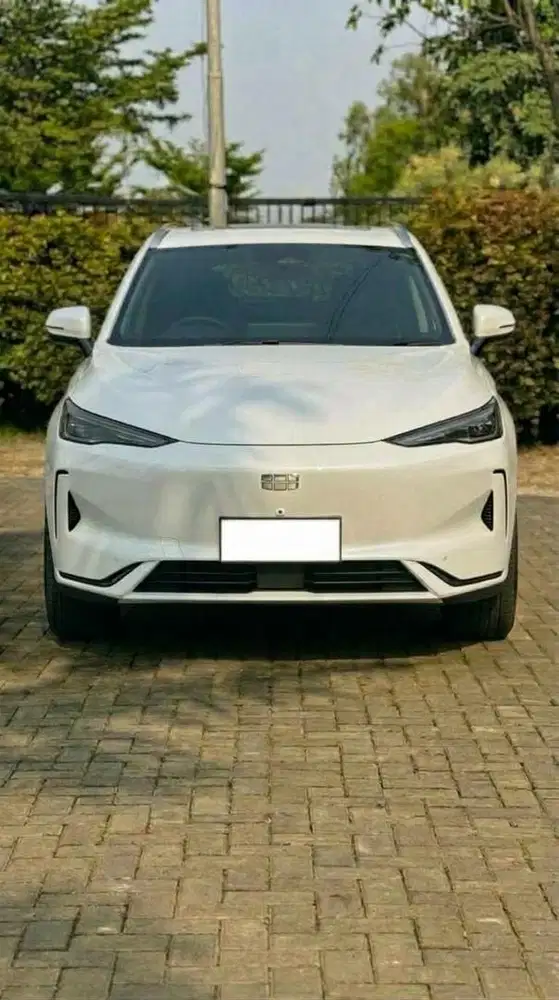 [CASH] Geely EX 5 MAX Type Tertinggi Flyme Sunroof SUV Putih Termurah