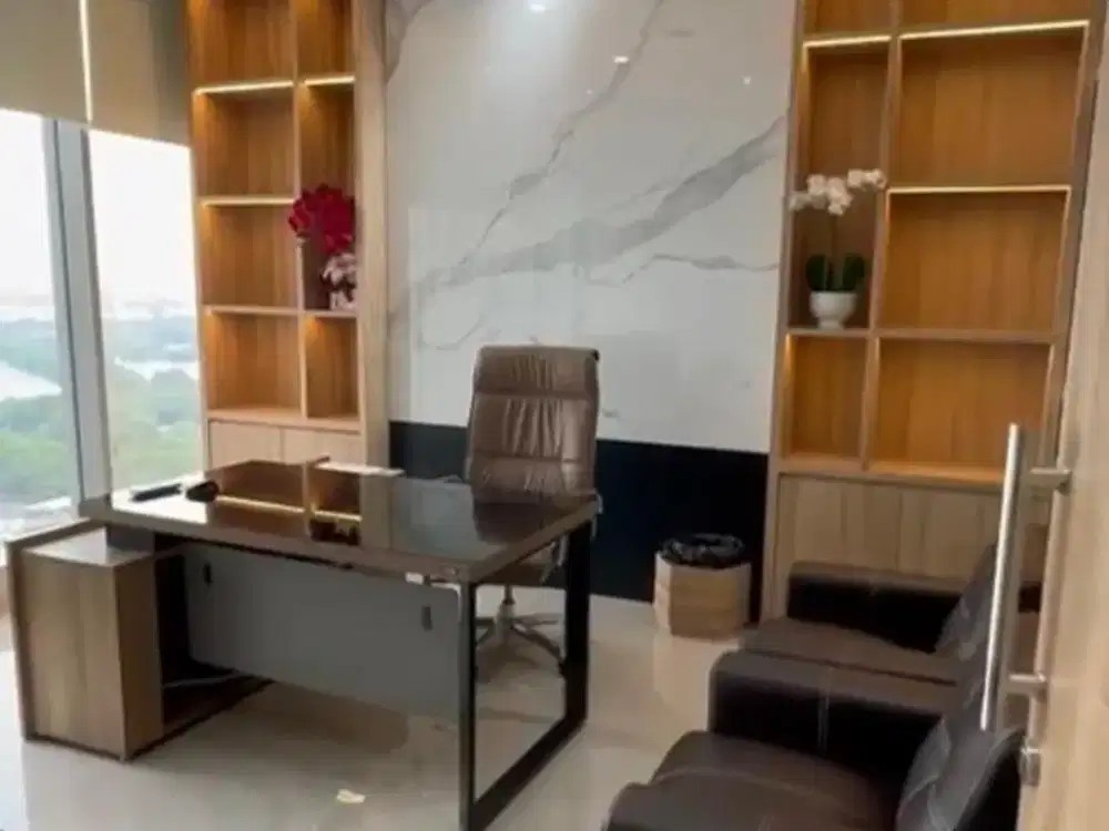 Disewakan Office Gold Coast PIK, 72m², Full Furnished, Rp 350 Juta/Thn (Excl. Pajak)