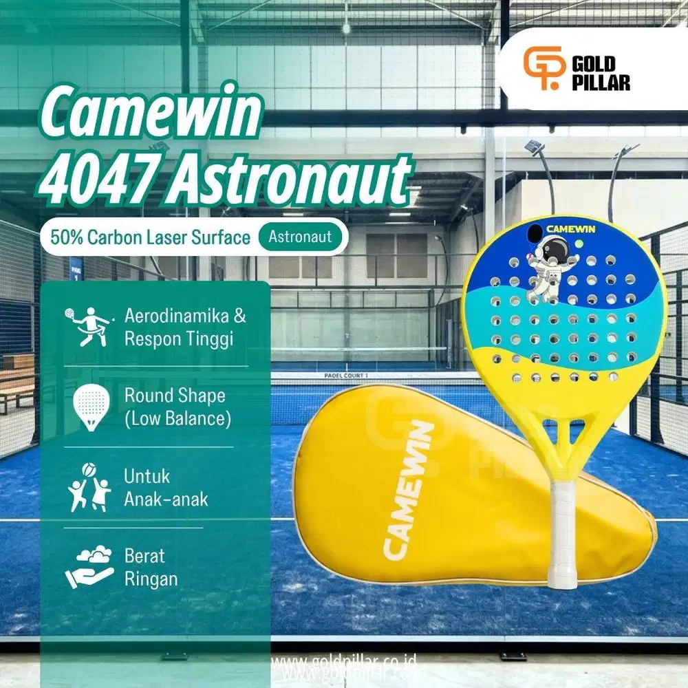 Camewin 4047 Raket Padel Anak - Paddle Tennis Racket | Raket Padelball