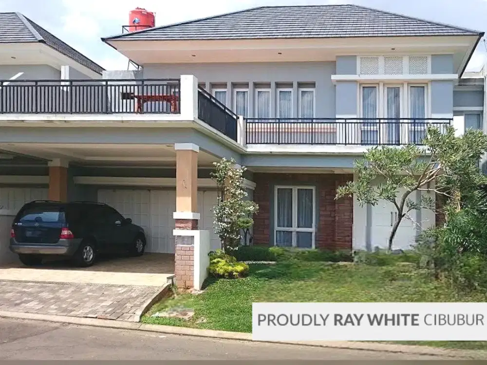 Rumah Furnished, Depan Taman, Siap Huni di Kota Wisata Cibubur