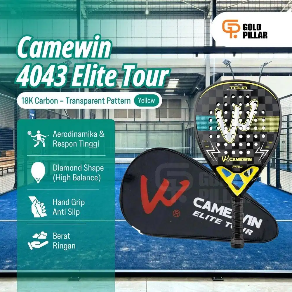 Camewin 4043 Padel Raket - Racket Paddle Tennis | Raket Tennis Padel