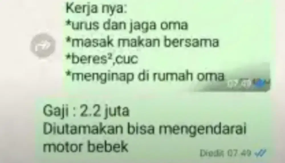 ART dan Jaga Oma [ menetap ]