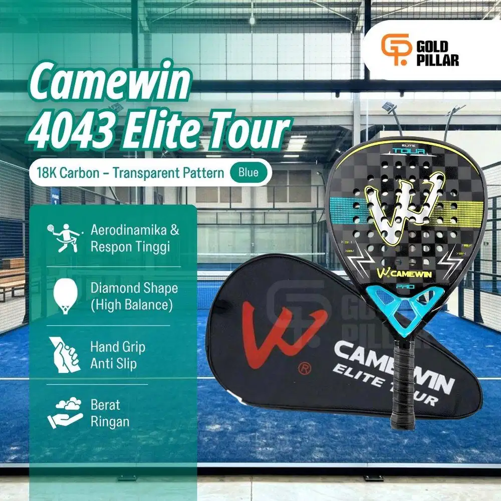 Paddle Tennis Racket Camewin 4043 (Blue) - Racket Padel | Racket Paddl