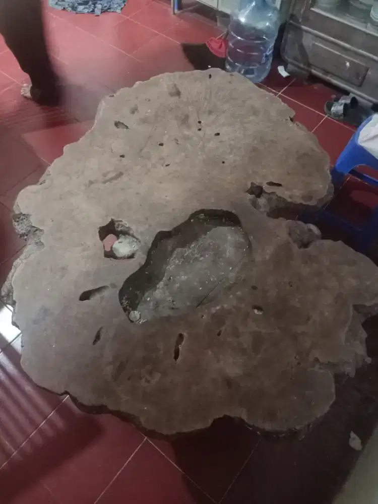 Meja gembol kayu jati