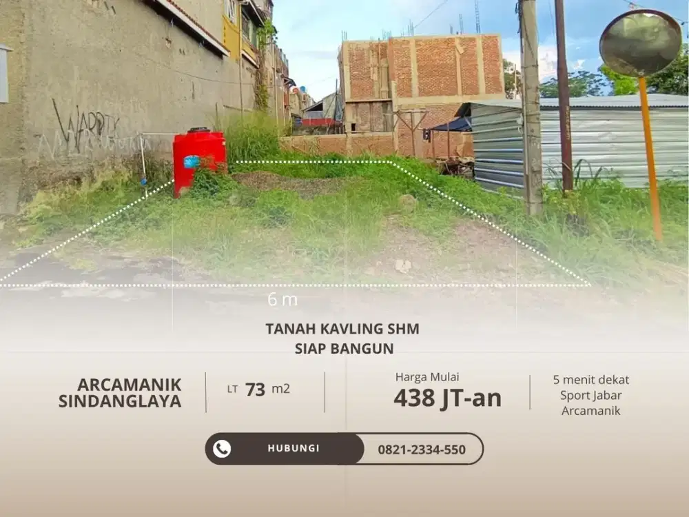 Kavling SHM Siap Bangun Dekat Borma Pasir Impun di Sindanglaya Kota Bandung