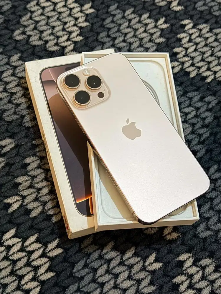 Iphone 16 promax 256gb dessert titanium resmi indo