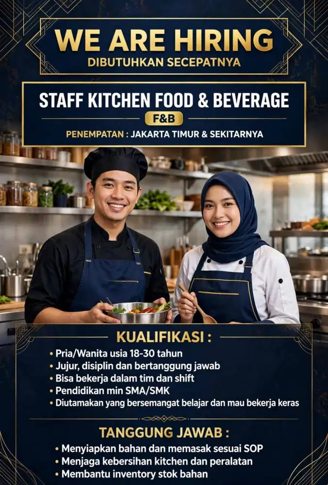 Loker barista dan waiter