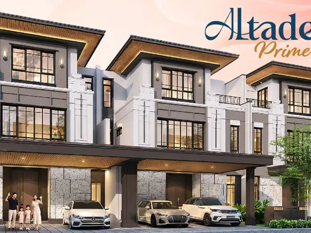 Dijual Hunian Premium 3 Lantai Terbaru Altadena Prime di Gading Serpong, Tangerang