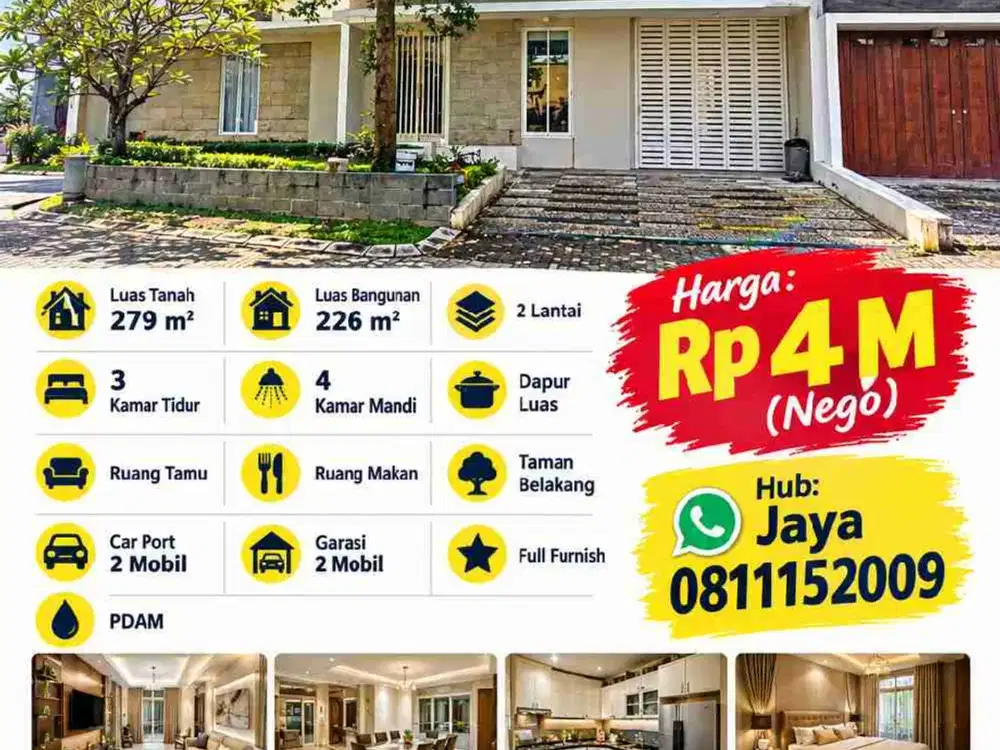 Dijual Rumah BU
