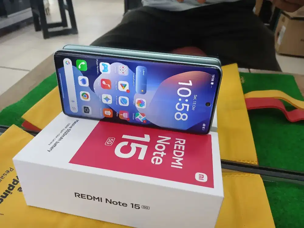 Redmi Note 15 5G 6/128 gb 3bln pake mulus lengkap no minus